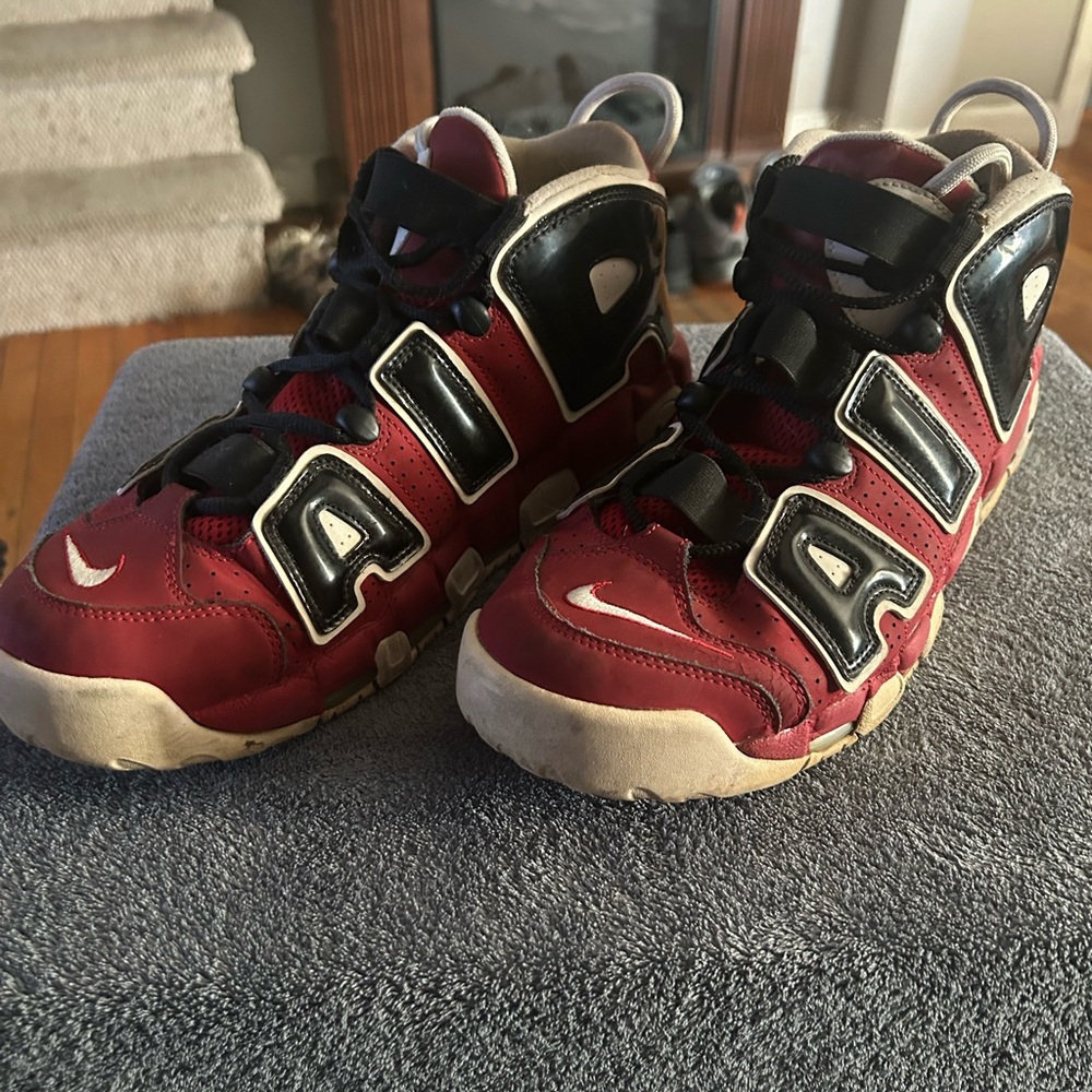Nike Red and Black Athletic Shoes